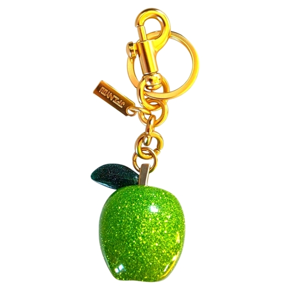 Granny Smith Glitter Apple Large Designer Inspired Fashion Purse Charm - Picture 2 of 2